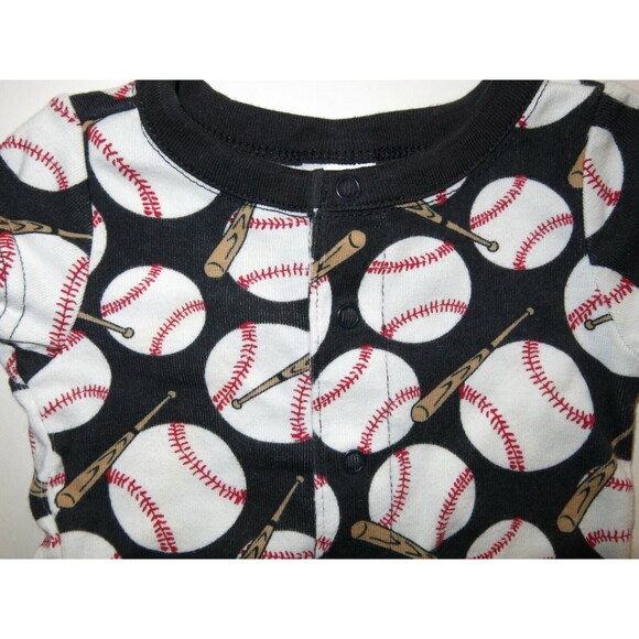 Gymboree baby boy lil slugger pj's shorts romper sleeper sleep play gymmies 3-6 - Picture 2 of 4